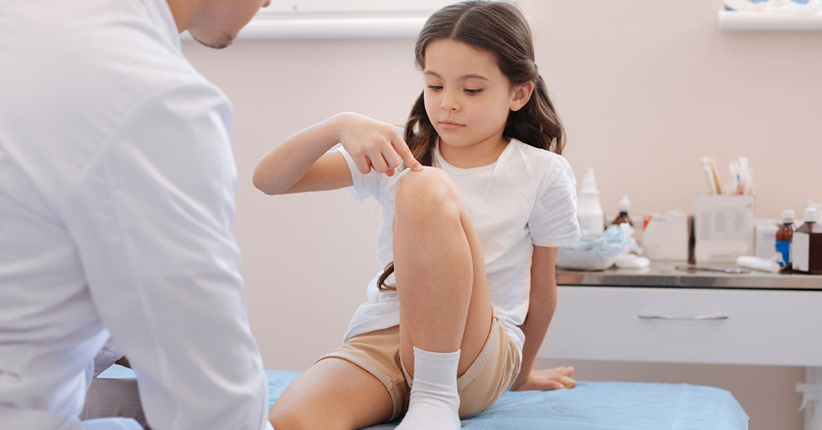 injured girl