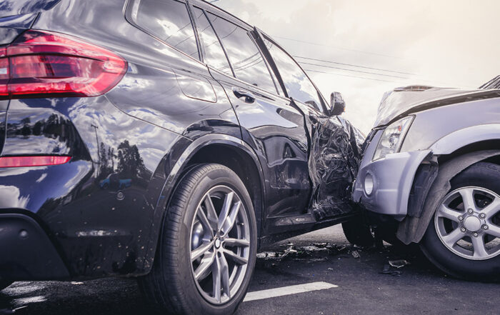 Left-turn accident in Massachusetts at an intersection