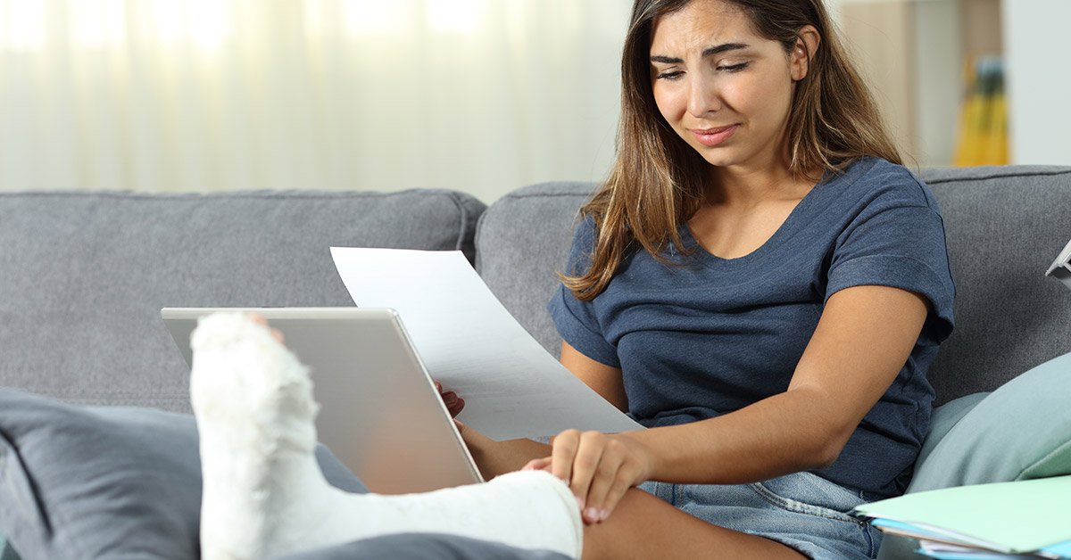 Unable to work after injury in Massachusetts due to serious accident